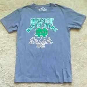 University Notre Dame Bolo 1842 Short Sleeve Man Tee- Y2k Shirt Size S